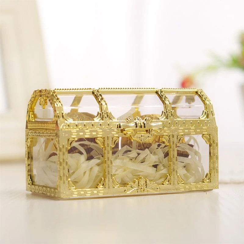 Золотая Милая коробка для сладостей чехол шоколадный подарок Романтическая свадьба вечеринка украшение креативный