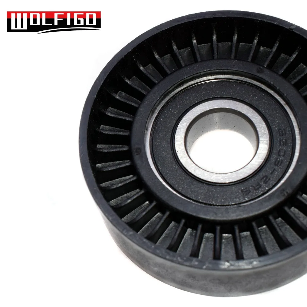 Belt Tensioner Pulley New Belt Tensioner Tension Pulley For VW Passat Bora Jetta Golf Caddy Audi A3 TT 06A903315D 06A903315E