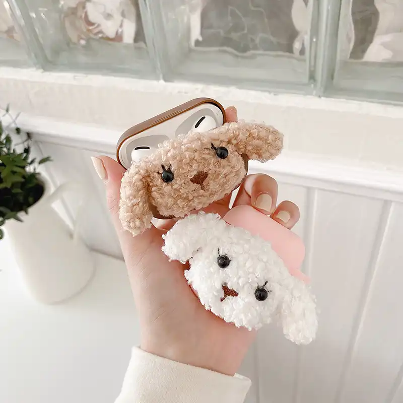 3dぬいぐるみテディベア犬のクリスマスプレゼントのためのapple Airpods 1 2 3プロbluetoothヘッドセット保護イヤホンカバー イヤホン用アクセサリー Aliexpress