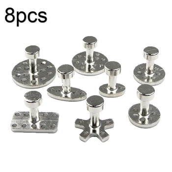 

8pcs/lot Metal Puller Tabs Pad Aluminum Glue Dent Paintless Repair Hail Removal Kits