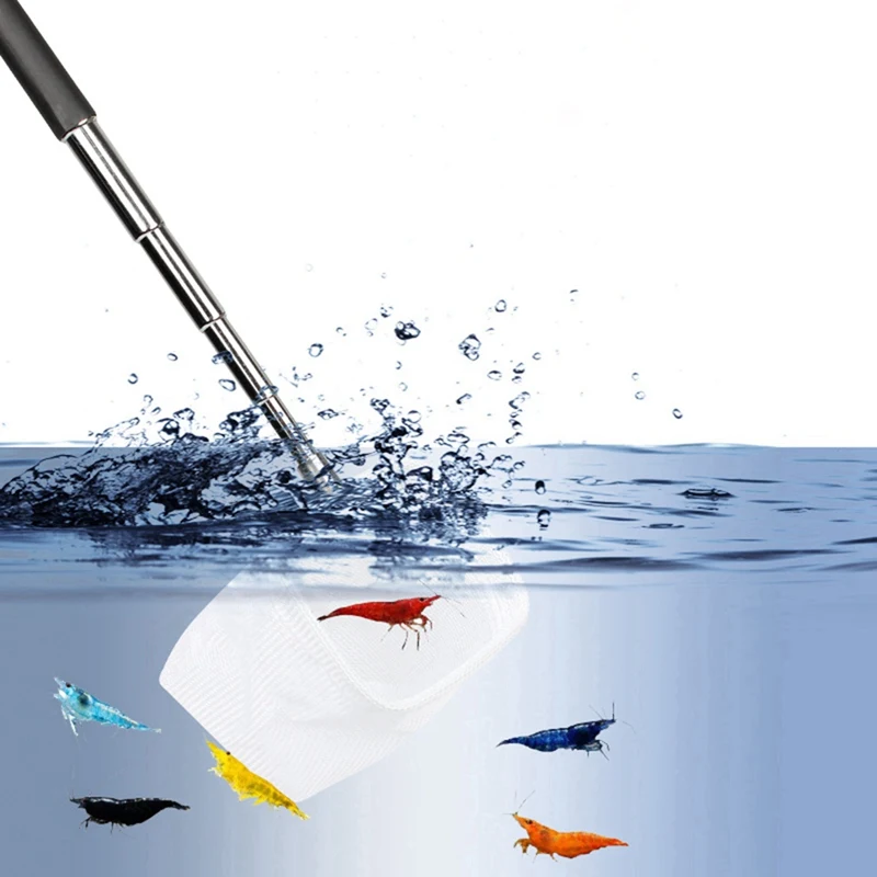 

Fishing Nets Child Toys Retractable Fishing Nets Stainless Telescoping Shrimp Goldfish Tank Net Pole Casting Network Traps