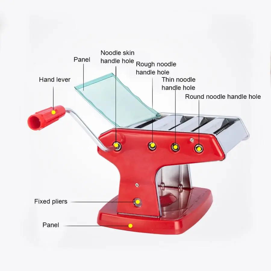 Нержавеющая сталь бытовой многофункциональный паста делая машину руководство лапши производитель спагетти ручной резак