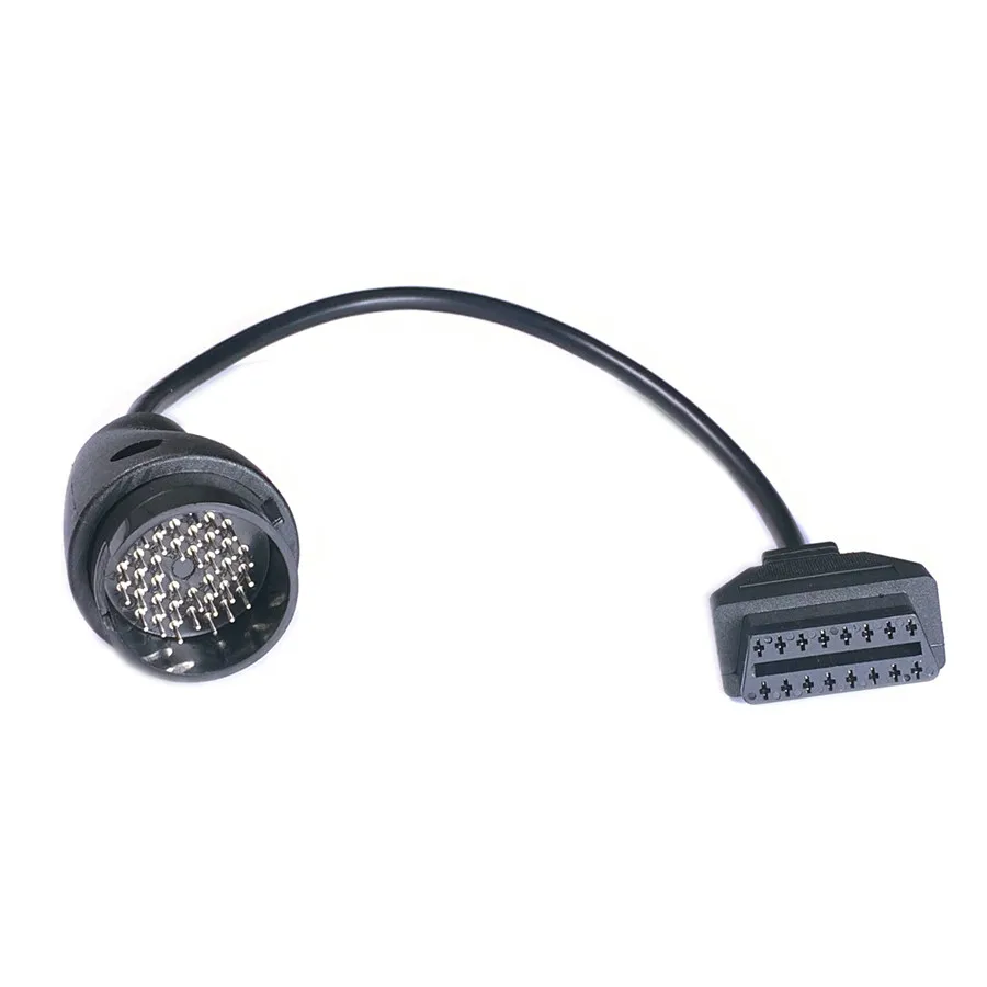 A+++ Quality Full PIN 38 Pin to 16 Pin OBD2 OBDII 38pin Diagnostic Adapter Connector Cable 5