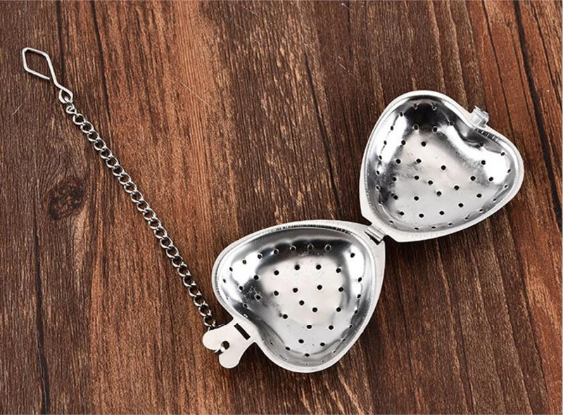 Чай Infuser в форме сердца здоровый интенсивный вкус многоразовый чай мешок пластиковый фильтр для чая 6 шт./партия