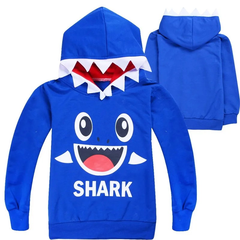 

Baby Shark Clothes cartoon Toddler girls sweatshirt Hoodies kids boys Long Sleeve T shirt Children Christmas Xmas Funny Clothing