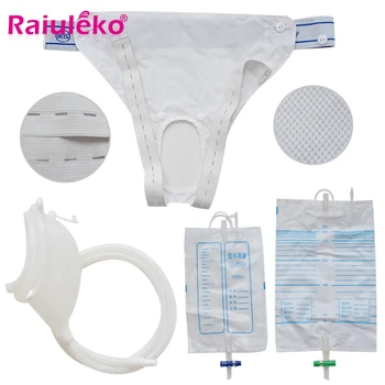

Urine Collector Bags Hypo-allergenic Silicone Man Woman Older Urinal Bags +Catheter Bags Adults Bedridden Incontinence Toilet