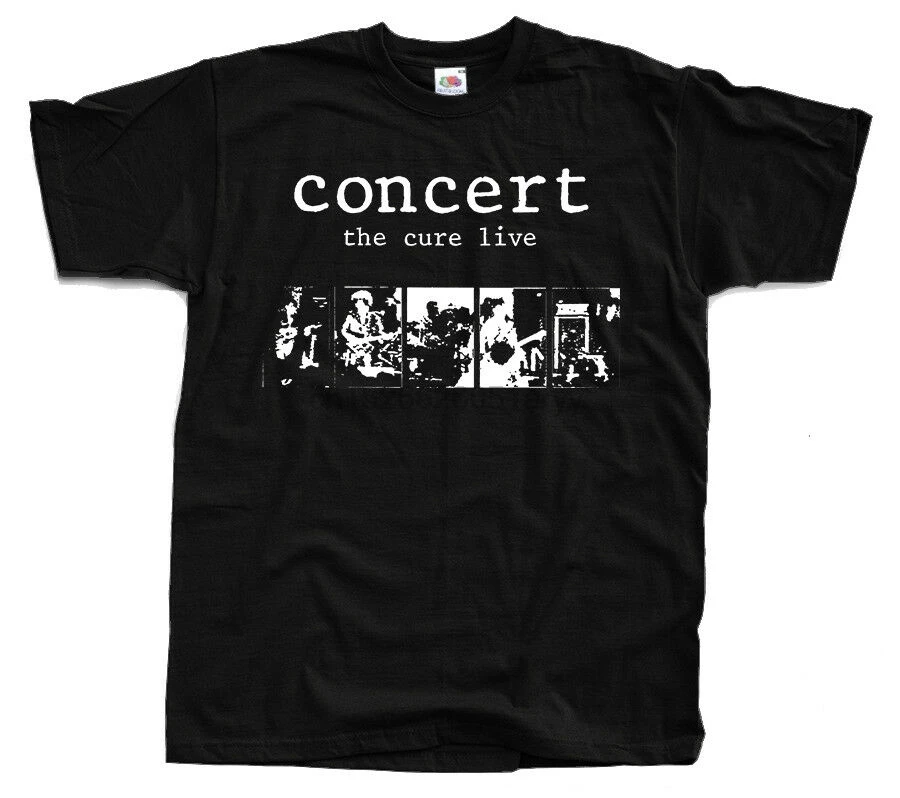 

THE CURE Live Concert ver. 1 Robert Smith T-Shirt (Black) S-5XL2019 fashionable Brand 100%cotton Printed Round Neck T-shirts che