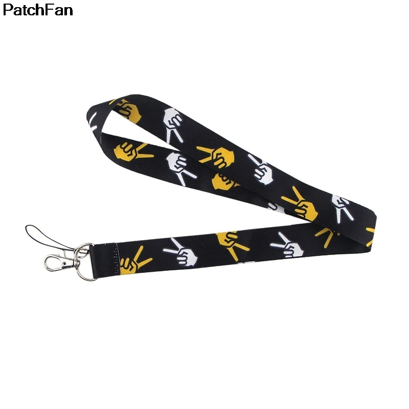 20 шт./лот Patchfan ножницы ручной палец шеи ремешки для ключей очки держатель для карт Бисера Брелок телефоны камеры лямки A2435