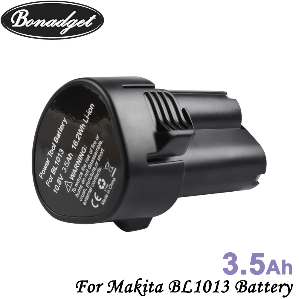REACELL 2x 10,8 V 3000 mAh Batterie Li-ion de Remplacement pour Makita 10,8 V Batterie Compatible pour Makita 10,8 Volt BL1013 BL1014 194550-6 194551-4 195332-9 DF330D LCT203W Batterie