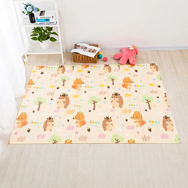 Educational XPE Baby Play Mat Folding Pad Kids Crawling Rug Children Waterproof Toddler Carpet in The Nursery Activity Gym Game 3