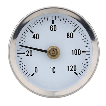 

TS-W50A 0 - 120° Stainless Steel Tube Surface Spring Clamp Thermometer for Industrial production operations