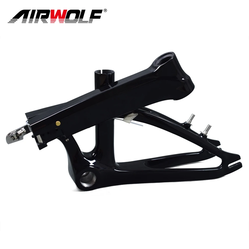 Best Airwolf carbon fiber Folding bike frame for kids/woman urban riding carbon road frame Mini Compact City Bike carbon frame 4 Best Airwolf carbon fiber Folding bike frame for kids/woman urban riding carbon road frame Mini Compact City Bike carbon frame 4