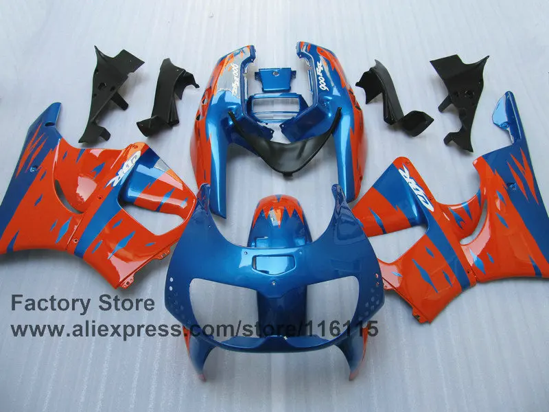 Комплект обтекателей для мотоцикла HONDA CBR900RR 893 96 97 CBR 893RR 1996 1997 Синий Оранжевый заменить CBR 893 Обтекатели части