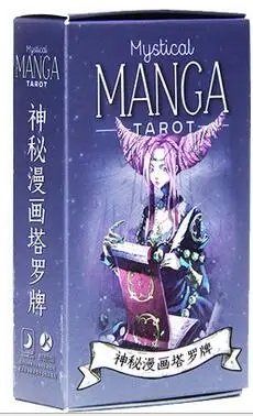10 стильных карт Таро загадочные divination персональные игральные карты для женщин английская/китайская версия игры - Цвет: 9