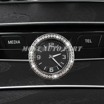

Rhinestone Style Center Console Clock Frame Cover For Benz GLC X253 2015-2020