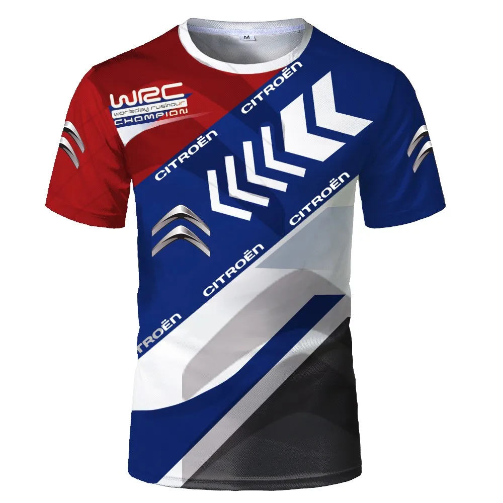 Car Icon Men'S T-Shirt 3d Printing Short-Sleeved Red Racing Logo Pattern O-Neck Oversized T-Shirt For Men And Women Sportswear