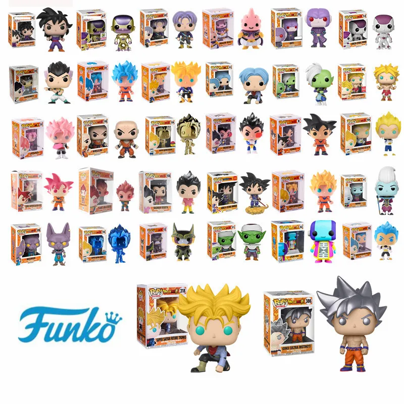 

Funko Pop Dragon Ball Dead Yamcha PORUNGA SUPER SAIYAN GOKU Golden FRIEZA GREAT VEGETA Vinyl Action Figure Collectible Model Toy