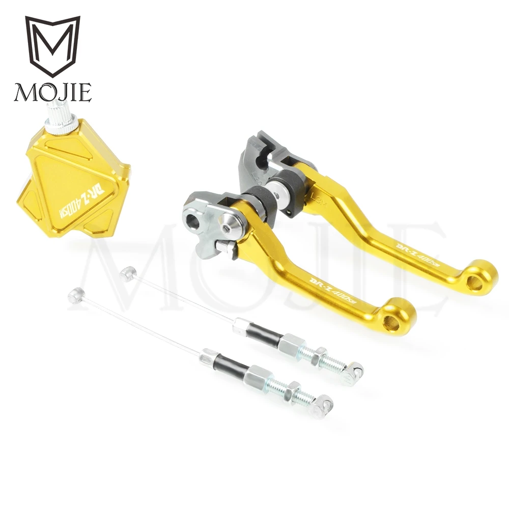 Для SUZUKI DRZ400SM DRZ 400 DRZ400 SM 2000- Мотокросс ЧПУ поворотный тормоз трюк рычаг сцепления легко тяните кабель система мотоцикла