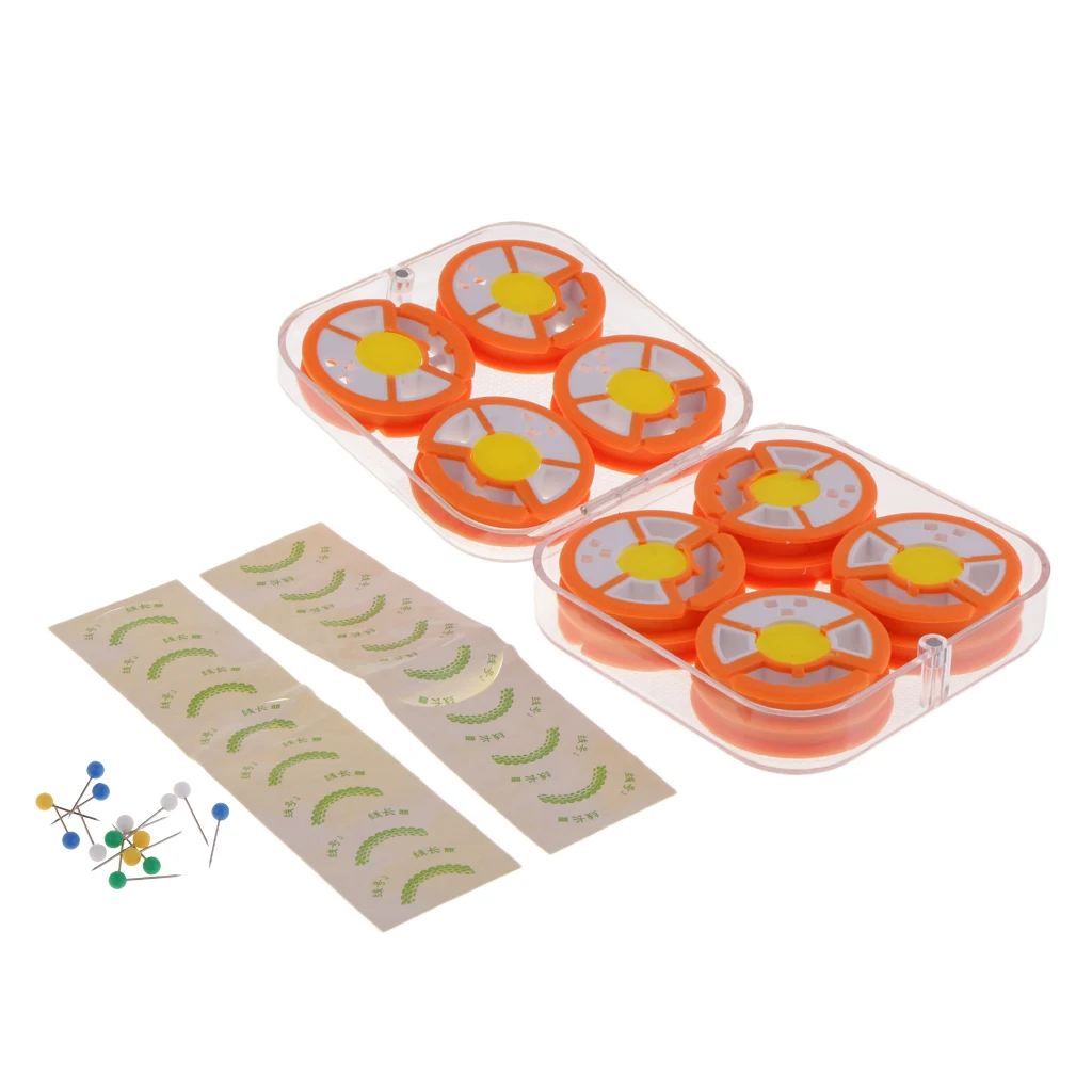 8pcs Fishing Line Bobbins Spools, Pike, Carp and Sea Fishing Rigs Storage