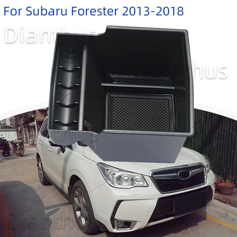 For Subaru Forester 20132018 Car Center Console Armrest Storage Box