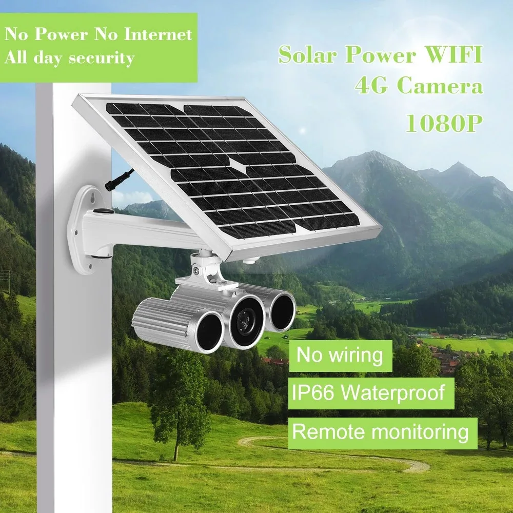 

WANSCAM HW0029-5 Solar Power IP Camera 1080P HD 2.0MP Wireless Wifi CCTV Outdoor Night Vision Camera For Smart Home Security