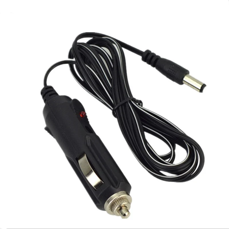 12V Rueda Coche Doble Doble Encendedor de Cigarrillos Plomo USB 1 metros