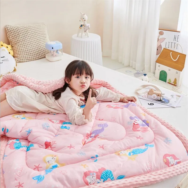 110x150cm Thick Baby Kids Blanket For Bed Winter Warm Blanket 4 Season Kids 3d Raised Bedding Blanket Quilt 8 Patterns 3