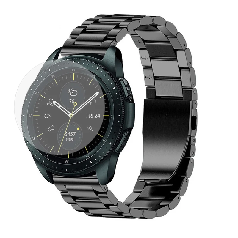 20 мм универсальный ремешок из нержавеющей стали для samsung Galaxy Watch Active 2 40 мм 44 мм Миланская петля ремешок Galaxy Watch 42 мм