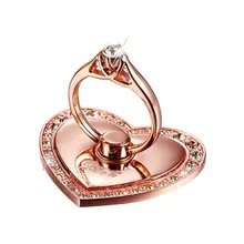 Aliexpress - Universal Metal Finger Ring Mobile Phone Stand Holder Fashion Jewelry Style Holder Heart Shape Stand  For iPhone Huawei Samsung