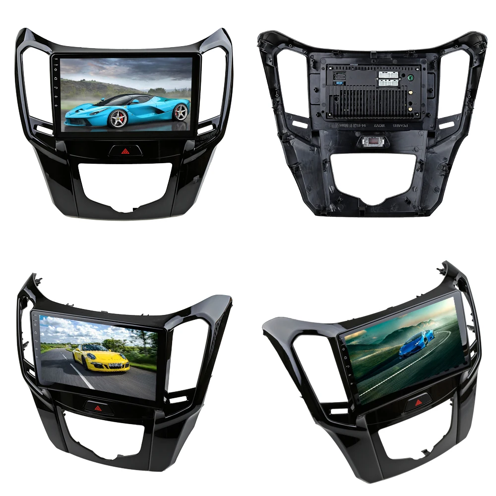 Top Sinosmart Android 8.1 2Din IPS/QLED 2.5D screen car gps radio navigation player for Great Wall M4 2013 2014 2015 3