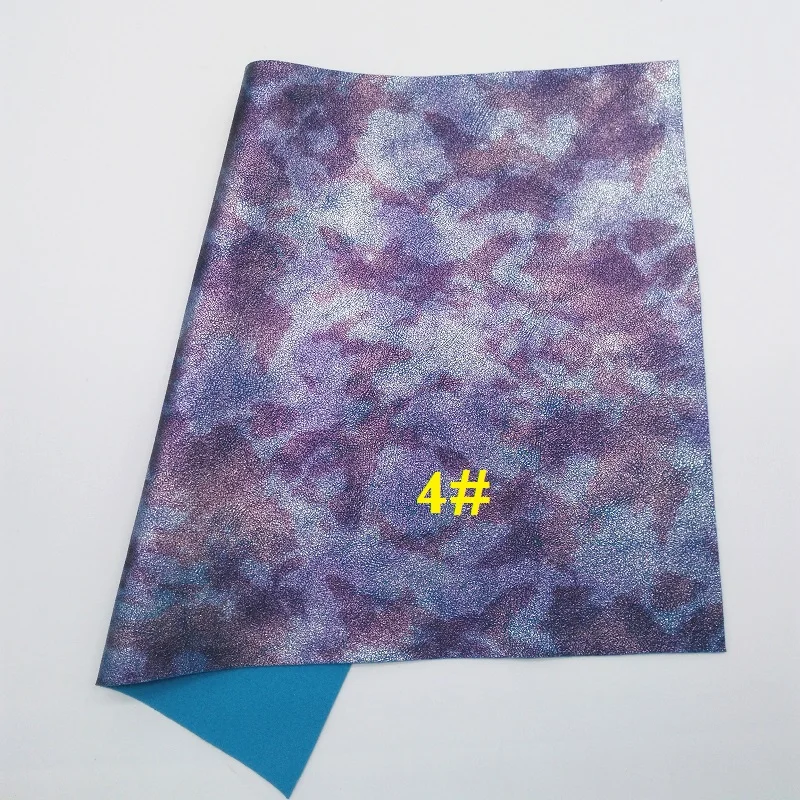 4 Glitterwishcome 21X29 см A4 Размер винтажная двухцветная искусственная кожа ткань, синтетическая кожа ткань листы ПУ винил для бантов, GM448A - Цвет: 4