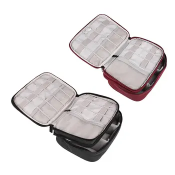 

BUBM Double Layers Padded Electronics Accessories Bag Gadget For Pad/Makeup Bag