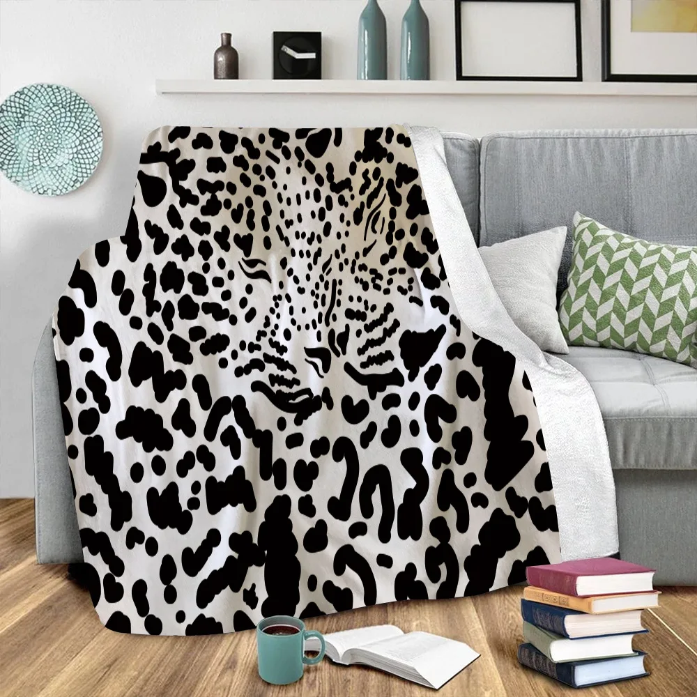 

Leopard Fleece Blanket 3D full printed Wearable Blanket Adults/kids Fleece Blanket Sherpa Blanket Drop Shipping