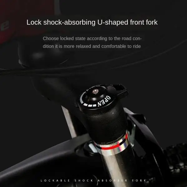 26 inch 21 Speeds Folding Mountain Bikes Premium Carbon Steel Bicycle Spoke/Integrated  Wheel Shockproof Mountain Bike Adult