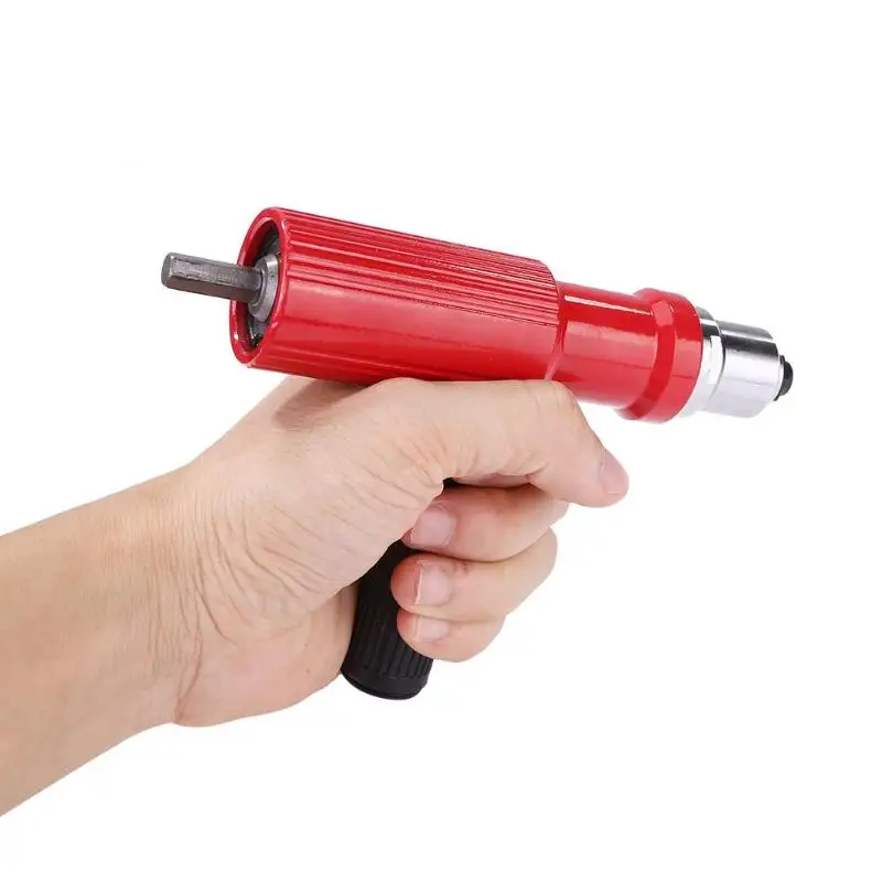 

Electric Rivet Nut Gun Insert Nut Riveting Tool No Skidding Quick Back Nail Riveting Firm Cordless Riveting Drill Adapter