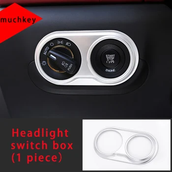 

For Maserati levante Headlight switch frame chrome molding trim 1pc