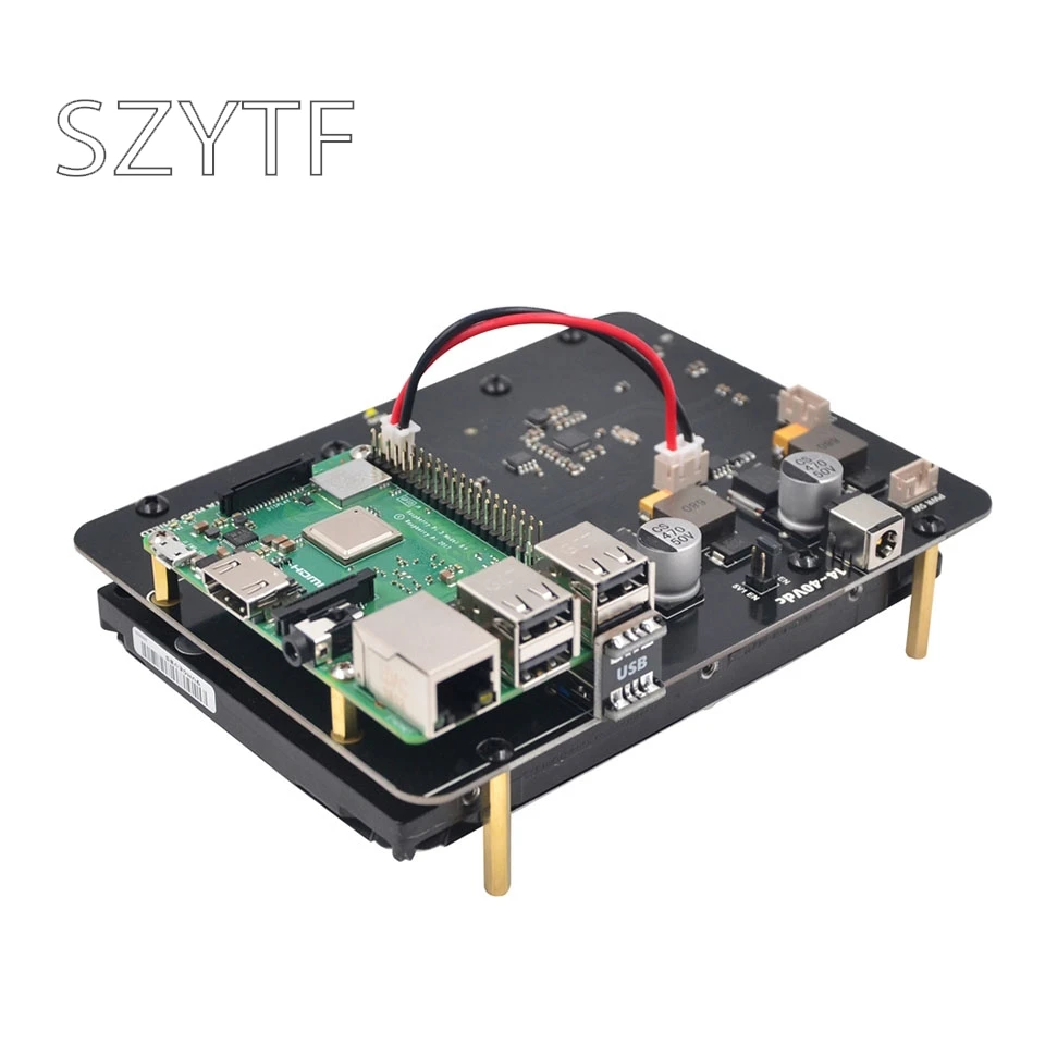 Raspberry Pi 3 B+ Plus/3B X830 V2.0 HDD плата расширения с функцией отключения Veilig, 3," SATA HDD Opslag модуль