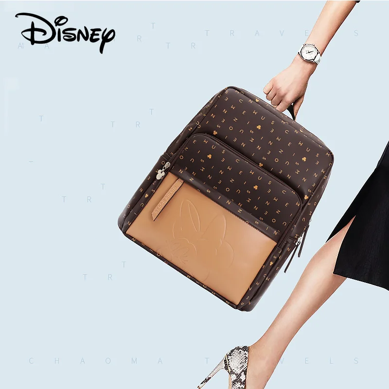2020 кожаная сумка для подгузников Disney рюкзак ухода за ребенком с USB влажная мам и
