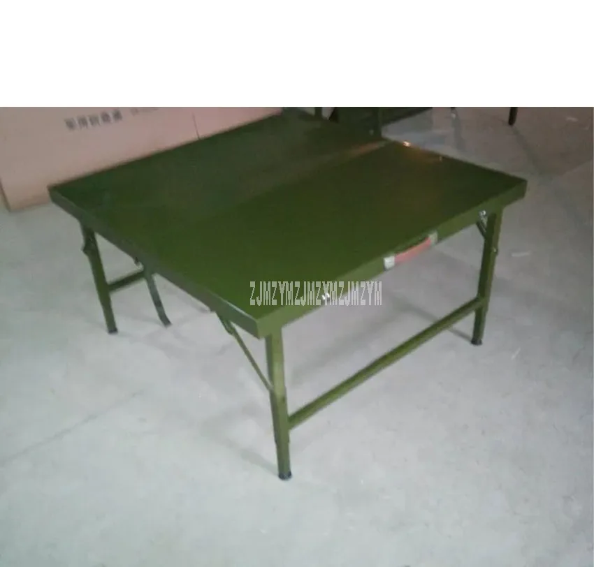 Army Green Field Folding Dining Table Field Portable Foldable Table Military Green Steel Metal Stro