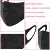 4шт Bling Glitter Diamonds Rhinestone Face Mask Women Luxury Party Masks Sparkle Sequin Anti Haze Masque Mascarillas