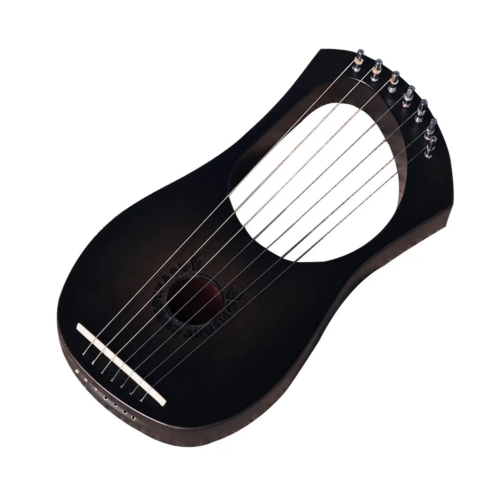 Игрушка Дети легкий профессиональный Деревянный инструмент Lyre harp 7-String музыкальный красное дерево развлечения компактный подарок