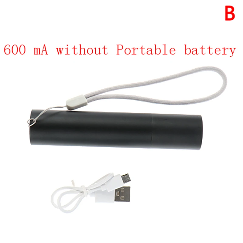 B Светодиодный мини-фонарик 3 USB Перезаряжаемый режим освещения водонепроницаемый фонарь телескопический зум стильный портативный костюм для ночного освещения - Цвет: B