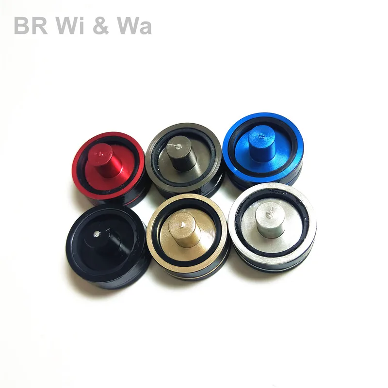 Fishing Rod Decorative End Cap Carbon ring Aluminum But Cap 3pcs