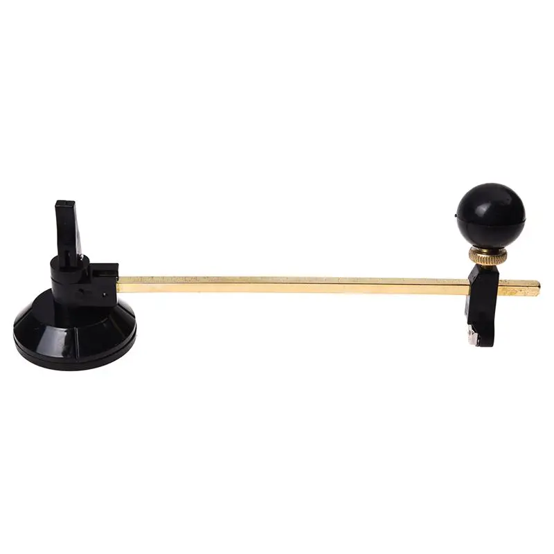 SODIAL(R) 15.7" Long Adjustable Compasses Type Glass Circle Circular Cutter