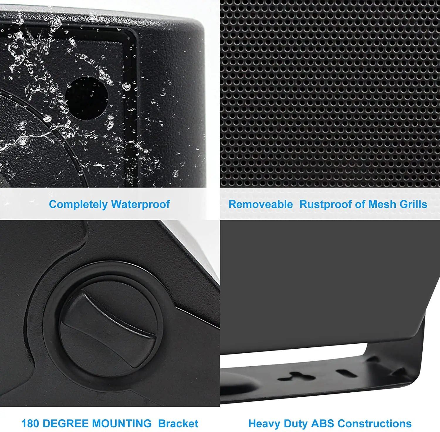 Herdio Outdoor Bluetooth Waterproof Speakers System