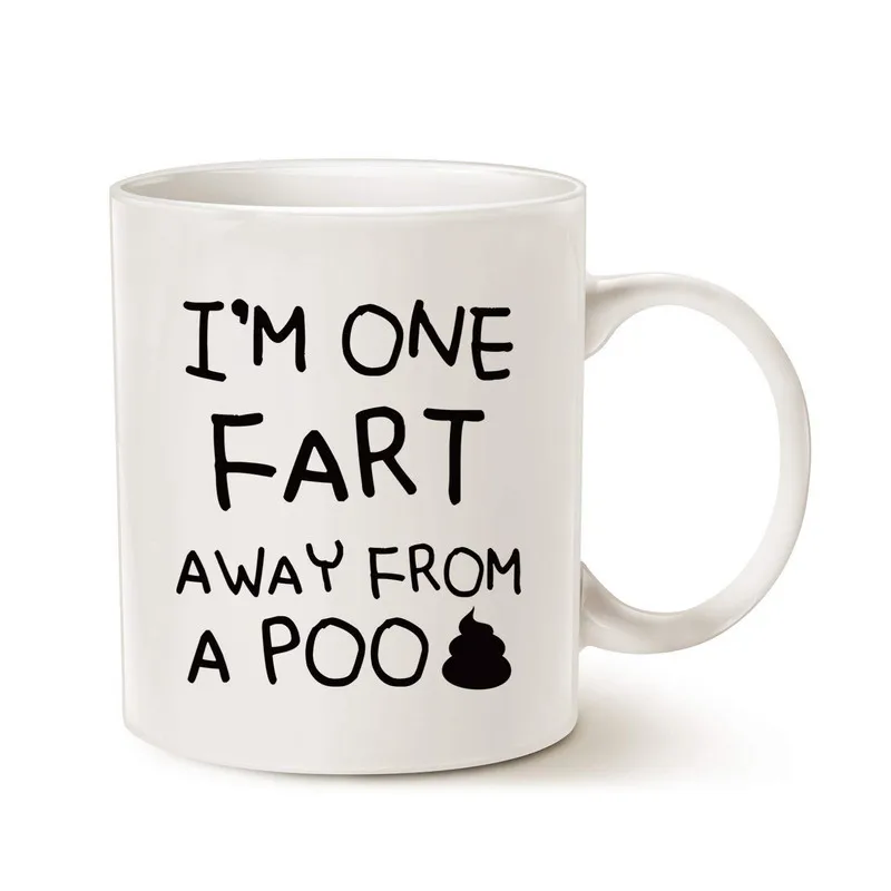 Светильник Волшебная забавная кружка I'm One Fart Off a Poop кофейная подарок для ваших