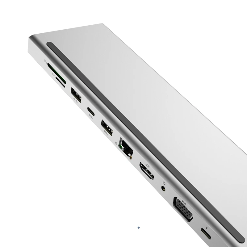 AAAJ-11 в 1 USB разветвитель мульти 11 портов type C концентратор до 3,0 USB HDMI RJ45 usb-хаб VGA для MacBook