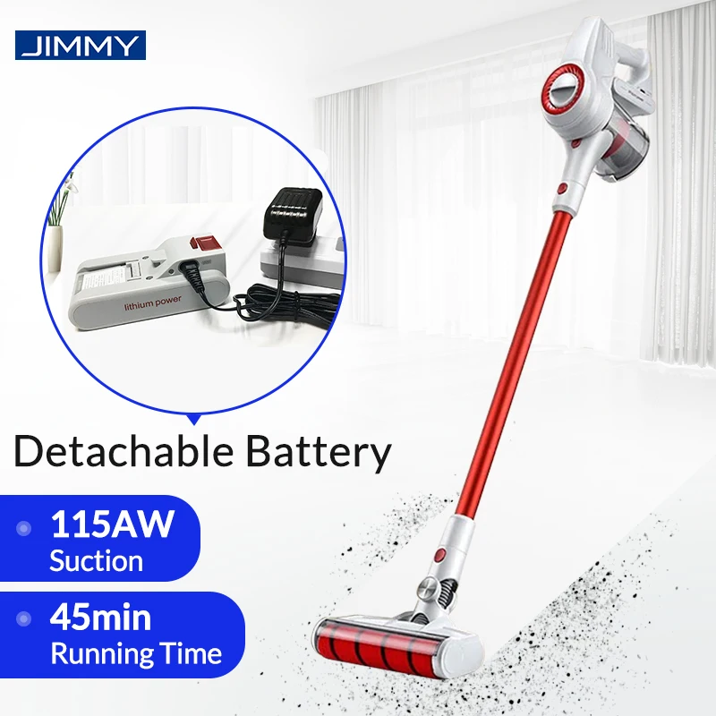 JIMMY – aspirateur à main sans fil JV51/JM52, aspiration 115aw, collecteur de poussière Mi pour la maison