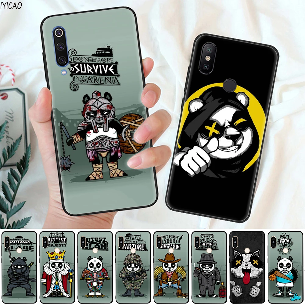 Милый мягкий чехол IYICAO Panda для Redmi Note 4X 5 6 7 8 9 Pro Max 8T 9S 5A 16G 32G Prime |