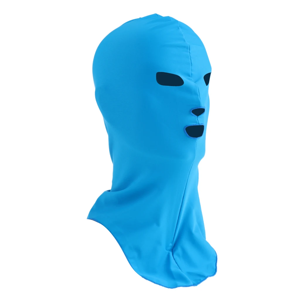 Men Women Swimming Cap Sunblock UV Protection Full Face Mask Head Neck Cover for Swimming Surfing Scuba Diving Snorkeling